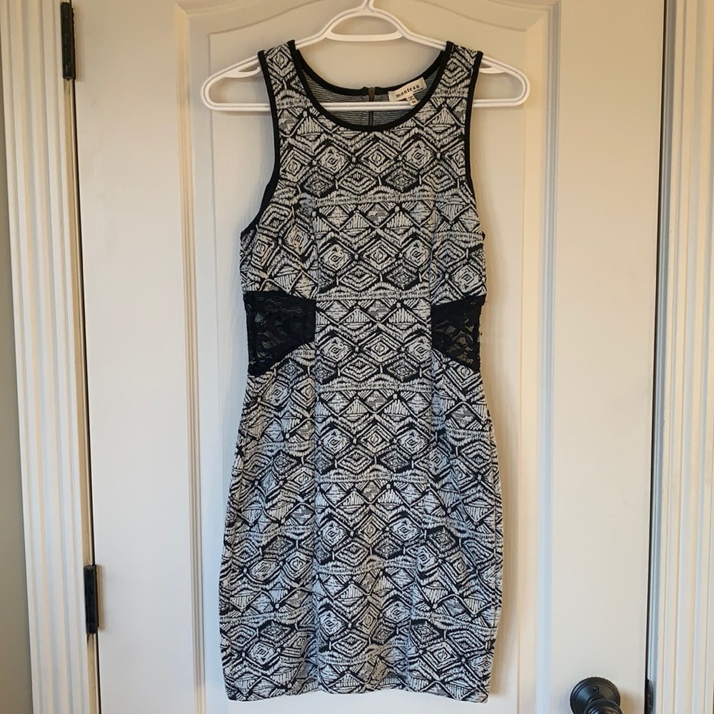 Black and white dress